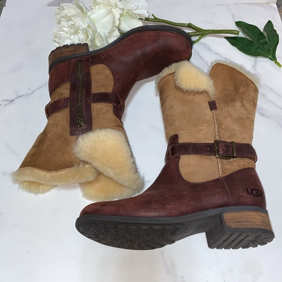 Ugg Pernille Modern Moto Convertible Boot size 8 - Picture 4 of 17